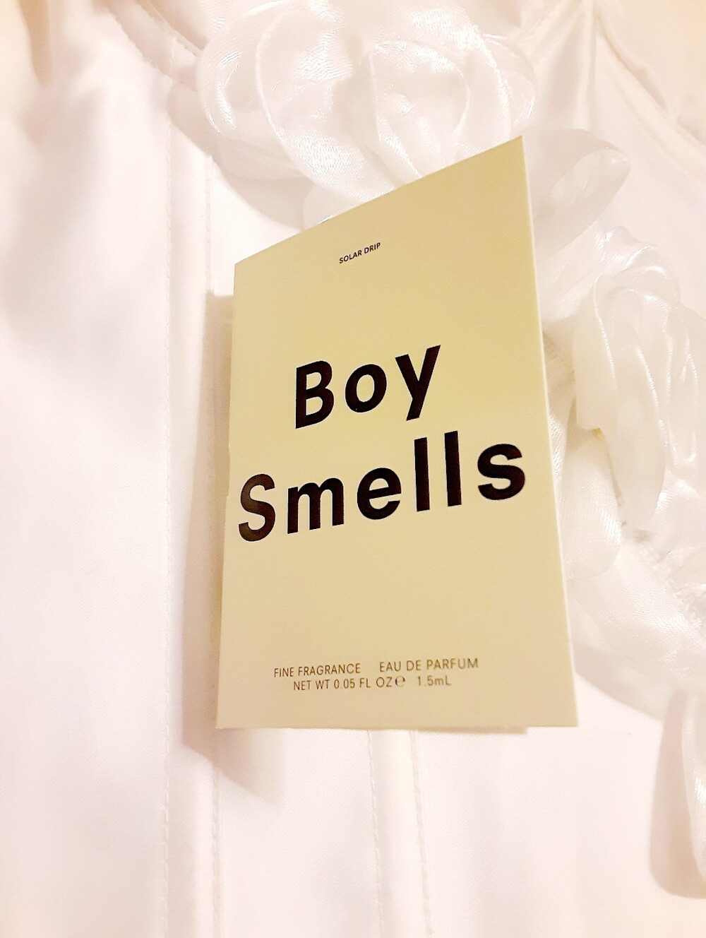 Boy Smells Solar Drip Sample Card - Picture 2 of 2